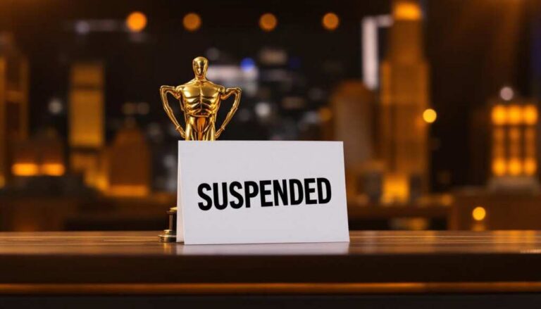 Suspended by His Network — Awarded by His Industry — Peak Hollywood Just Peaked Again